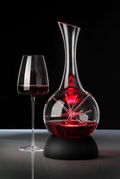 LED-Beleuchteter Silikonring, Netzstecker Europa (Dekanter nicht enthalten)